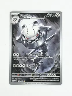 Pokemon Mega Evolution Steelix 150/132 Full Art Illustration Rare Card, NM - Image 1