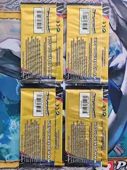 Pokemon Sun and Moon Team Up 3 Card Mini Booster Packs Complete Art Set Lot of 4 - Image 2
