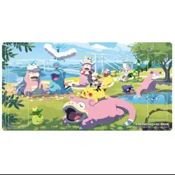 Slowpoke Pokemon Card Game Rubber Playmat - Pokemon Center Kagawa Japan New - Image 1