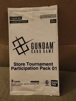 Gundam Card Game TCG Store Tournament Packs x20, English Sealed - Image 5