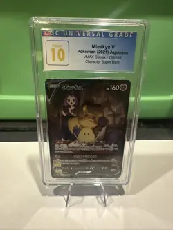 CGC Pristine 10 Mimikyu V 233/184 CSR Old Label VMAX Climax s8b Pokemon Card - Image 1
