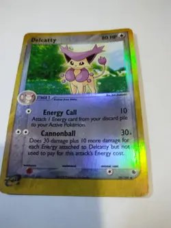 Pokemon Card: Delcatty REVERSE HOLO 29/109 EX Ruby & Sapphire Set Rare - Image 1