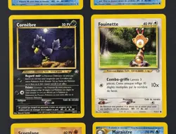 French Version Neo Genesis Regular WoTC Pokemon TCG *8-Card* LOT LP - US Seller - Image 4