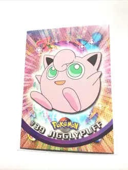 JIGGLYPUFF - # 39 - TOPPS SERIES 1 - BLUE LOGO - Pokemon Card - NM - Image 1