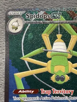 Spidops ex 243/198 Special Illustration Rare SIR Pokemon Card Full Art Holo NM - Image 3