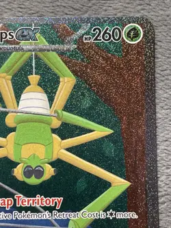 Spidops ex 243/198 Special Illustration Rare SIR Pokemon Card Full Art Holo NM - Image 4