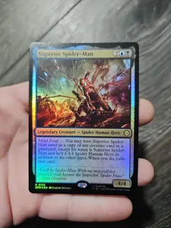 MTG SPM Superior Spider-Man X2 Foil + Reg R 0155 PACK FRESH Magic The Gathering - Image 2