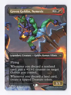 Green Goblin, Nemesis (Borderless) MTG Marvel's Spider-Man: Eternal-Legal (SPE) - Image 1