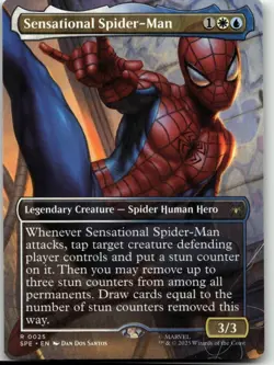 MTG: Sensational Spider-Man (Borderless) - SPE Marvel's Spider-Man: Eternal-Lega - Image 1