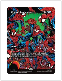 1x Rite of Replication, Borderless Art, Magic the Gathering MTG NM - Image 1