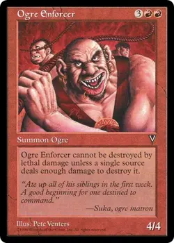 OGRE ENFORCER x1 mtg LP Visions 1 Rare - Image 1