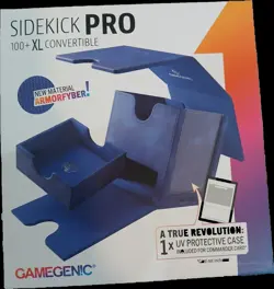 Gamegenic Sidekick Pro 100+ XL Convertible - Premium Deck Box Blue - Image 1