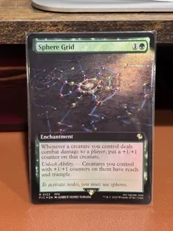 Sphere Grid Foil Magic MTG Final Fantasy R 0123 (Borderless) NM Condition - Image 1