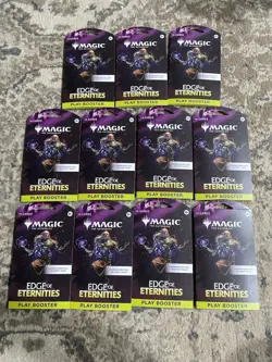 Magic The Gathering Edge Of Eternities Play Booster Packs Lot Of 11 Sealed QTY - Image 1