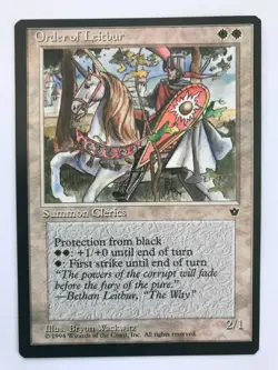 2 x Order of Leitbur - Fallen Empires - Magic: The Gathering - MtG - Image 3