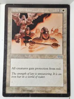 Absolute Law - Urzas Saga - Magic the Gathering MTG Nice! - Image 1