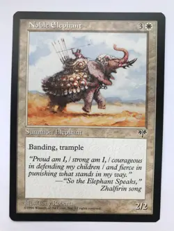 4 x Noble Elephant - Mirage - Magic: The Gathering - MtG - Image 2