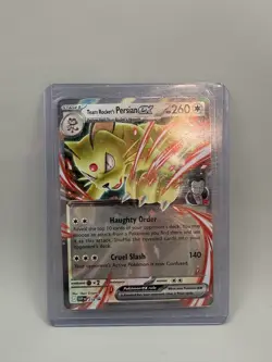 Pokemon TCG Team Rocket's Persian ex SVP 218 Black Star Promo English 🔥 - Image 1