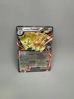Pokemon TCG Team Rocket's Persian ex SVP 218 Black Star Promo English 🔥 - Image 2