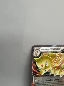 Pokemon TCG Team Rocket's Persian ex SVP 218 Black Star Promo English 🔥 - Image 4