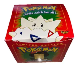 1999 Pokemon 23k Gold Plated Togepi Trading Card Sealed NIB - Image 1