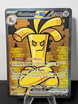 Gholdengo ex SV04: Paradox Rift #252/182 LP Pokemon Card TCG - Image 1