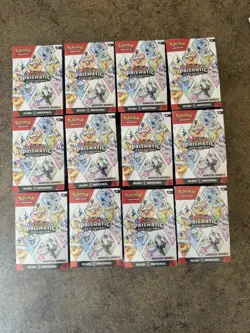 Pokemon TCG Prismatic Evolutions Booster Bundle Lot of 12. Factory Sealed New - Image 2
