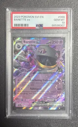Pokemon TCG Banette EX 088/198 Double Rare Scarlet & Violet English PSA 10!! - Image 1