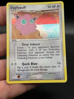 Jigglypuff 65/112 FireRed & LeafGreen Reverse Holo, Near Mint Pokemon NM AR3 - Image 2