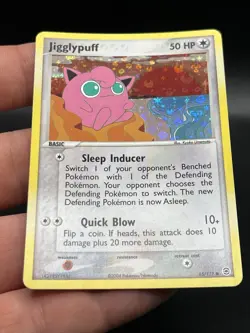 Jigglypuff 65/112 FireRed & LeafGreen Reverse Holo, Near Mint Pokemon NM AR3 - Image 3
