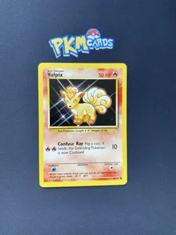 Pokemon TCG Vulpix Base Set 68/102 Regular ( 4th Print ) LP. - Image 1