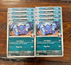 LOT x8 - #116 Team Rocket's Nidoqueen Pokemon TCG S&V Destined Rivals - Dark - Image 1