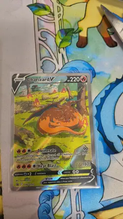 Pokemon TCG Charizard v SWSH260 & 5 Inferno X Factory Sealed Packs - Image 2