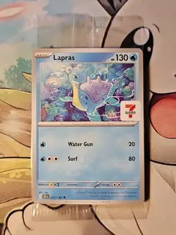 Pokemon Scarlet & Violet Stellar Crown 7-11 Promo Lapras Sealed U.S. Seller - Image 1