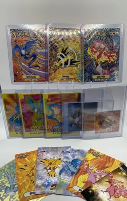 Pokemon Lot of 14 - All Moltres, Zapdos & Articuno Legendary Birds Lot Pokemon - Image 1