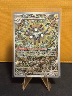Magneton 159 Pokemon Center Stamp Surging Sparks ETB Black Star Promo LP - Image 1