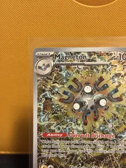 Magneton 159 Pokemon Center Stamp Surging Sparks ETB Black Star Promo LP - Image 5