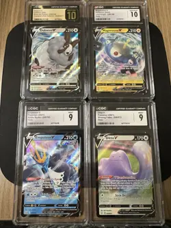 Pokemon Graded Slabs CGC Pack Of 4 PSA 9+ - Image 1