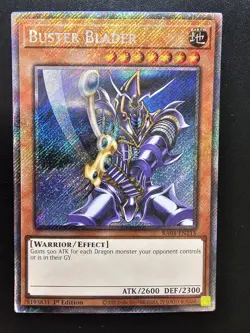 Buster Blader Platinum Secret Rare RA04-EN115 1st Edition - Image 1