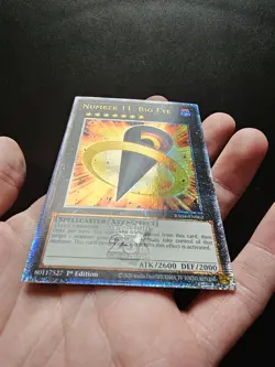 Number 11: Big Eye Quarter Century Secret Rare RA04-EN062 1st Edition - Image 2