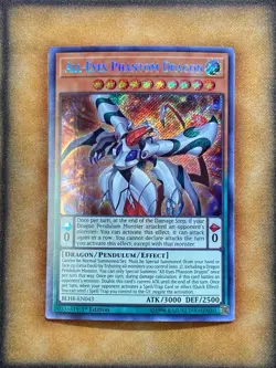 Yugioh All-Eyes Phantom Dragon BLHR-EN043 Secret Rare 1st Ed LP - Image 1