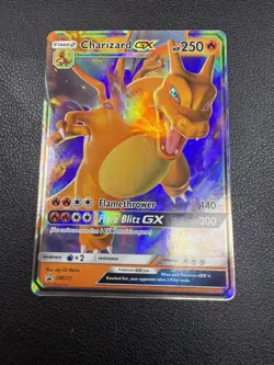 Pokemon TCG Charizard GX SM211 Holo Black Star Promo Card Mint Condition - Image 1