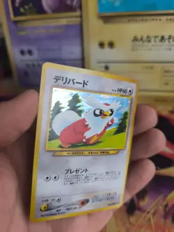 Pokemon Karte Card Delibird Botogel Neo Revelation 2000 Holo Wotc japanese Exc- - Image 2