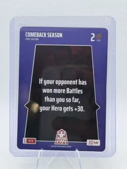 2025 Bo Jackson Battle Arena Alpha Update Play Card PL-12 Comeback Season ~ SSP - Image 1
