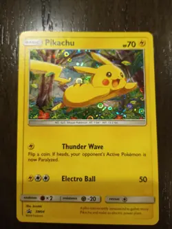 Pokemon Pikachu SM04 - Black Star Promo - Holo Rare Used Pokemon Card - Image 1