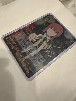 Signed Makima Chainsaw ManWeiss Schwarz CSM/S96-054SPJapan Trading Card Rare - Image 4