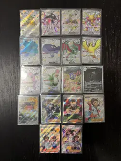 Pokemon TCG Paldean Fates Shiny Full Art, IR, Trainer | 18 Card Lot NM | Lot #7 - Image 1