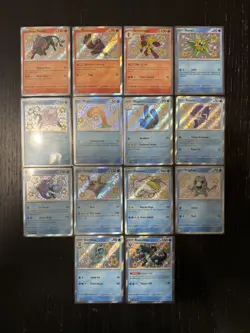 Pokemon TCG Paldean Fates Fire/Water Baby Shiny | 14 Card Lot NM | Lot #2 - Image 1