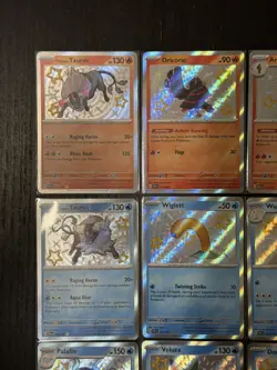Pokemon TCG Paldean Fates Fire/Water Baby Shiny | 14 Card Lot NM | Lot #2 - Image 2