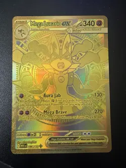 Mega Evolution Pokemon TCG Mega Lucario Ex Gold Mega Absol Ex SIR 10 Card Lot! - Image 2